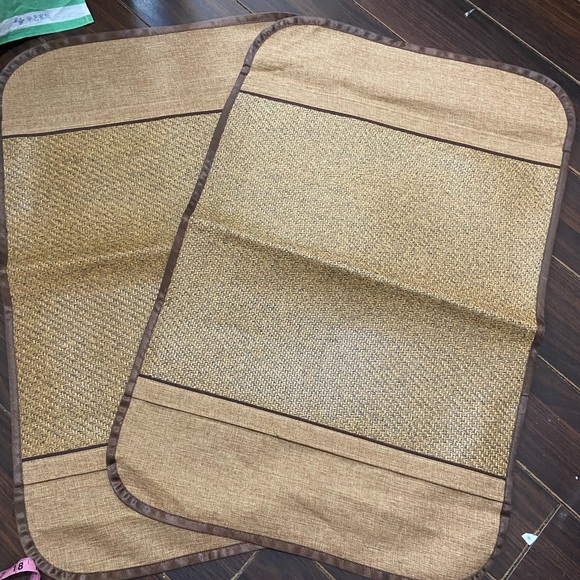 New BrownRattan Weaving Pillowcase 2 Pk